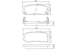 MAPCO Brake Pad Set,  disc brake 6683