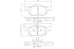 MAPCO Brake Pad Set,  disc brake 6731