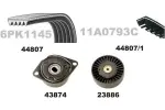 MAPCO V-ribbed Belt Set 73807