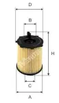 MFILTER Oil Filter TE 4068