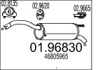 MTS Rear Muffler 01.96830
