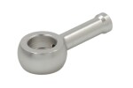 Brake hose end, bend: 0°, Silver