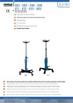 OMA OMA 612 / gearbox jack, lifting capacity: 4000kg, mobile