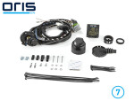 Towing system electrical set (number of pins: 7) fits: FORD TOURNEO CUSTOM V362, TRANSIT CUSTOM V362 04.12-