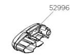 thule spare part wingbar evo end cap, left