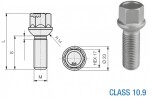 bolt pk14x1.50/45/17 (pk/r14. p64. ch17) iso 10.9. geomet