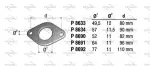 flange 64 mm 2 bolts