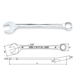high-performance combination wrench 15° offset – 17mm