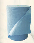 paper roll 3 layers 190mx37cm, blue ( lint-free)