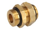 PNEUMATICS PNPM22-M16W/M22D-M16W / tekalan connections straight connection/partition, m22x1.5 external, m22x1.5 external, metal, quantity per package: 1pc
