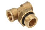 PNEUMATICS PNTM16W/M22/16W / tekalan connections three-way connection t, m16x1.5 internal, m22x1.5 external, m16x1.5 internal, metal, quantity per package: 1pc (with nut)