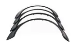 wing extensions; 4pcs, black, set.