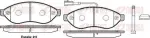 REMSA Brake Pad Set,  disc brake 1237.01