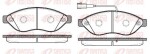 REMSA Brake Pad Set,  disc brake 1237.12