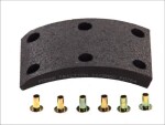ROULUNDS RL001678N00A8 / drum brake pad covers front/rear (325x100. standard) xx.100, xx.103, xx.136, xx.150, xx.153, xx.223, xx.224, xx.90