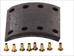 ROULUNDS RL001795N00A8 / drum brake pad covers front/rear (325x149.5) 10.103, 10.136, 6.103, 6.90, 8.103, 8.136, 8.90