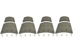 ROULUNDS RL001937N00A8 / drum brake pad cover rear (410x225. standard)