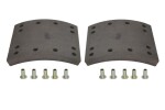 ROULUNDS RL208600A8 / drum brake pad cover rear (420x175. standard) 75, 85, fa1900, fa1905, fa2105, fa2500, fa2505, fa95, far95, fat95, ft95, ftg95, ftt95