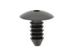ROMIX (number package 10) car fastener upholstery black VW 6mm, SKODA