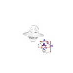 ROMIX (number package 10) car fastener moldings side i rear Crafter, Sprinter