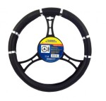 Wheel cover black silver streaks 37-39,5cm