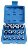sockets E-TORX, 14pc