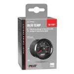 oil temperature gauge 52cm, black