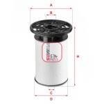 SOFIMA S 1076 NE / fuel filter fits: alfa romeo giulia, fiat ducato 2.2d/2.3d 10.15-