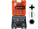Socket and spanners set 1/4" and 1/2"94 pcs Metric+INCH