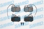 SAMKO Brake Pad Set,  disc brake 5SP282