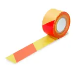 Warning tape 75mm x 250m yellow red