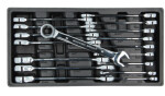 17-osalised open wrenches ne00200