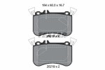 TEXTAR Brake Pad Set,  disc brake 2521905