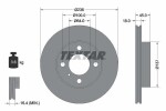 TEXTAR Brake Disc 92089400