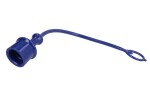 FASTER TFF38B / hydraulic connection, color: blue, connection size: 3/8 inch iso stardard: 16028