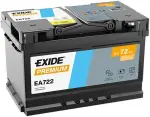 battery Exide Premium 72Ah 720A 278x175x175 -+ EA722
