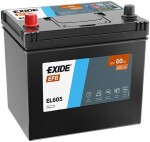 battery Exide EFB 60Ah 520A 230x173x222 +- EL605