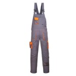 Work trousers with braces gray XXXL