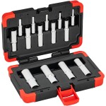 t pesavõtmete set 14-pc ∙ e4 – e24 ∙ 1/4 inches (6,3 mm) square, 3/8 inches (10 mm) square, 1/2 inches (12,5 mm) square ∙ e profile