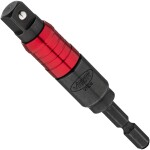 socket wrench adapter ∙ with joint 1/4 inches (6,3 mm) hexagon ∙ 3/8 inches (10 mm) square ∙ 16 mm