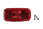 VIGNAL 198060 / side marker lights right/left, shape: oval, red, t4w, height 55mm, width 110mm, depth 34mm, surface, no hangers, 12/24v (connection: amp 2pin, ip56) suitable for: iveco suitable for: iveco daily iv 05.06-