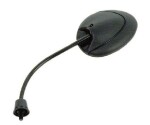 Mirror (right side, diameter thread: 8mm, turn signal thread: right side, paint: black) PGO YOUNG BUBU; PIAGGIO/VESPA lock, lock II, lock II CAT, lock SP 50/100/125 2000-