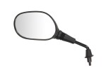 Mirror (left, diameter thread: 8mm, turn signal thread: right side, paint: black) KYMCO FILLY, PEOPLE, SCOUT, ZX; RIEJU PACIFIC, TOREO 50/125 1995-