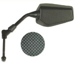 Mirror (right side, diameter thread: 8mm, turn signal thread: right side, paint: carbon) PEUGEOT LUDIX, SPEEDFIGHT II, SPEEDFIGHT II AC, SPEEDFIGHT II LC, TKR, TREKKER, VIVACITY, X-FIGHT 50/100 1999-