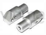 set fasteners footrest MOTO. SE-11