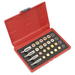 SEALEY oil Drain Plug thread repair set; size: M13, M15, M17, M20