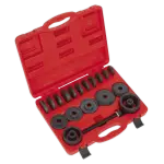 SEALEY wheel bearing and metal rubber bushes removal, installing set front-wheel drive cars