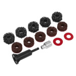 SEALEY cleaning brushes set for cleaning rummudele 14 pc.