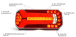 rear light right (LED, 12/24V, turn signal light, brake light, Side marker light, backlight tablet, reflector, dynamic turn signal light)