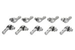 [komplet 10pc.] for motorcycles rehviventiil PR25 MS8,3, wheel rim hole diameter: 8,3mm, valve Lenksu fastening: angle: 90°, Silver, aluminium